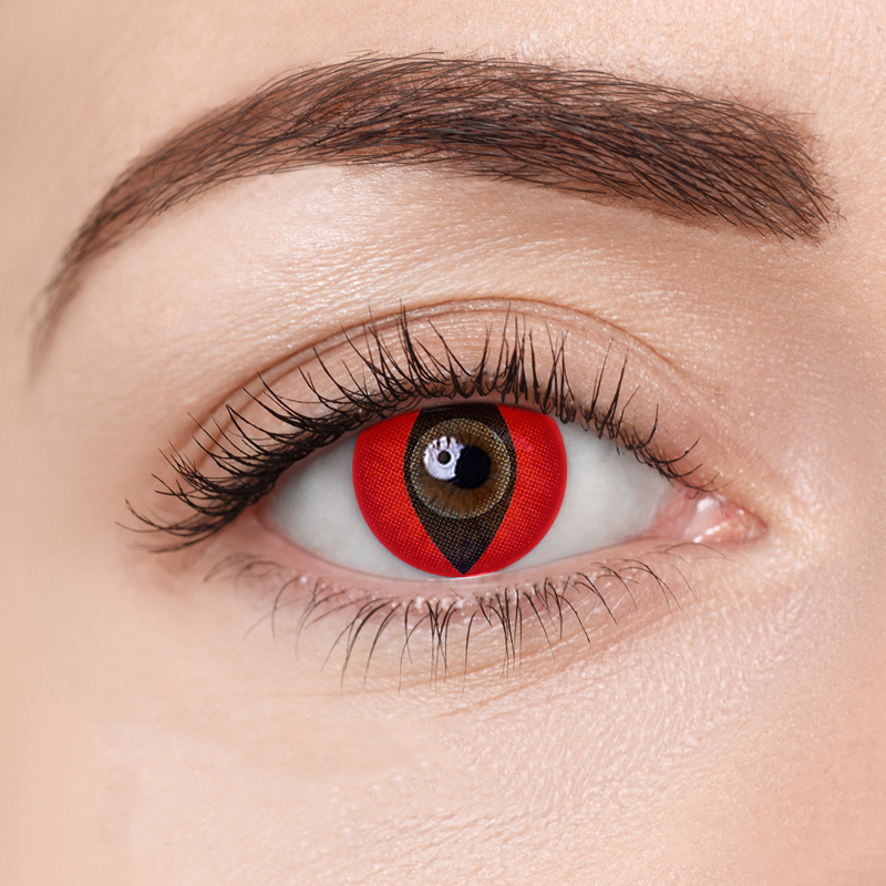 Ojo de Gato negro y rojo