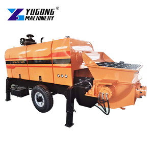 大型骨料混凝土浇注给料混凝土泵微型拖车线泵混凝土 - Product Image 2