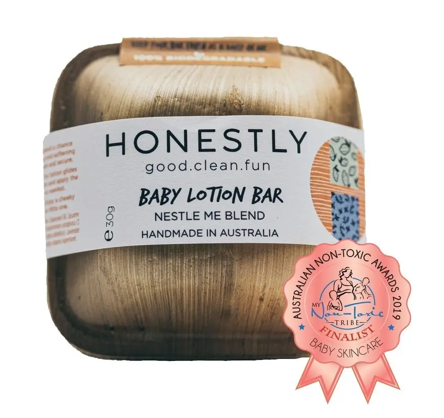 Comeondear — barre de Lotion pour bébé, huile de palmier, 30g, ingrédients organiques testés à l'huile, eczma et dermite, fait à la main en australie