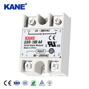 <strong>SSR</strong>-100AA FOTEK Solid State Relay Solid State Module 80-250V Input AC 24-380V AC <strong>Output</strong> Single Phase for <strong>PID</strong> <strong>Temperature</strong> <strong>Control</strong> - Product Image 1