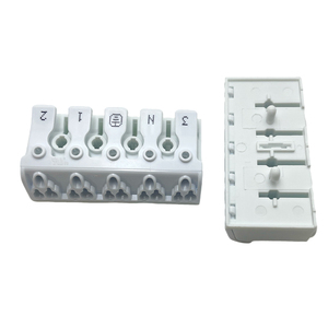 Tornillo de terminal de conexión rápida Menos enchufe en el bloque de terminales LED Empuje tipo 923-5 Bloque de terminales - Product Image 1