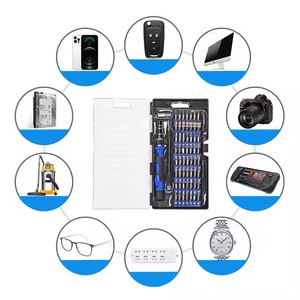 60 1 manyetik hassas tornavida takımı S2 çelik profesyonel onarım aracı seti taşınabilir elektronik tamir kiti kılıf ile - Product Image 6
