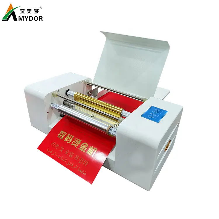 Amydor AMD360C Automatic Paper Feeding A4 A3 Wedding Invitation Cards Digital Hot Stamping Machine