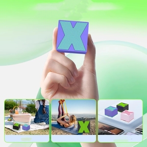X1 Mini <strong>Portable</strong> TWS Wireless BT Speakers High Quality Steel Support Subwoofer with Bass &amp; Voice <strong>Control</strong> for <strong>Computer</strong> Use - Product Image 5