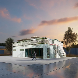 Luxury Operable Restaurants and Shops Low-<strong>Cost</strong> Mobile Prefabricated Container Houses and Modular Cafe for Urban <strong>Use</strong> - Product Image 3