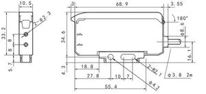 Akusense Optical Sensor12V DC 24V Dc infrared <strong>Sensor</strong> PC1-PH <strong>Sensor</strong> Technology - Product Image 4