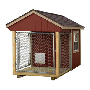 アラスカマラミュート犬に快適な持続可能なオーダーメイドの大型屋外木製犬小屋