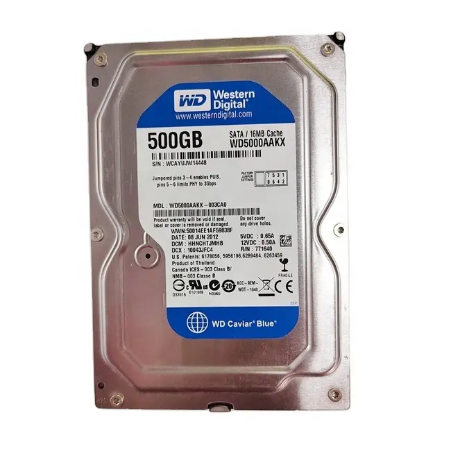 Disque dur externe hdd sata reconditionné, 3.5 pouces, 500 go, pour ordinateur de bureau, dernière version, prix usine