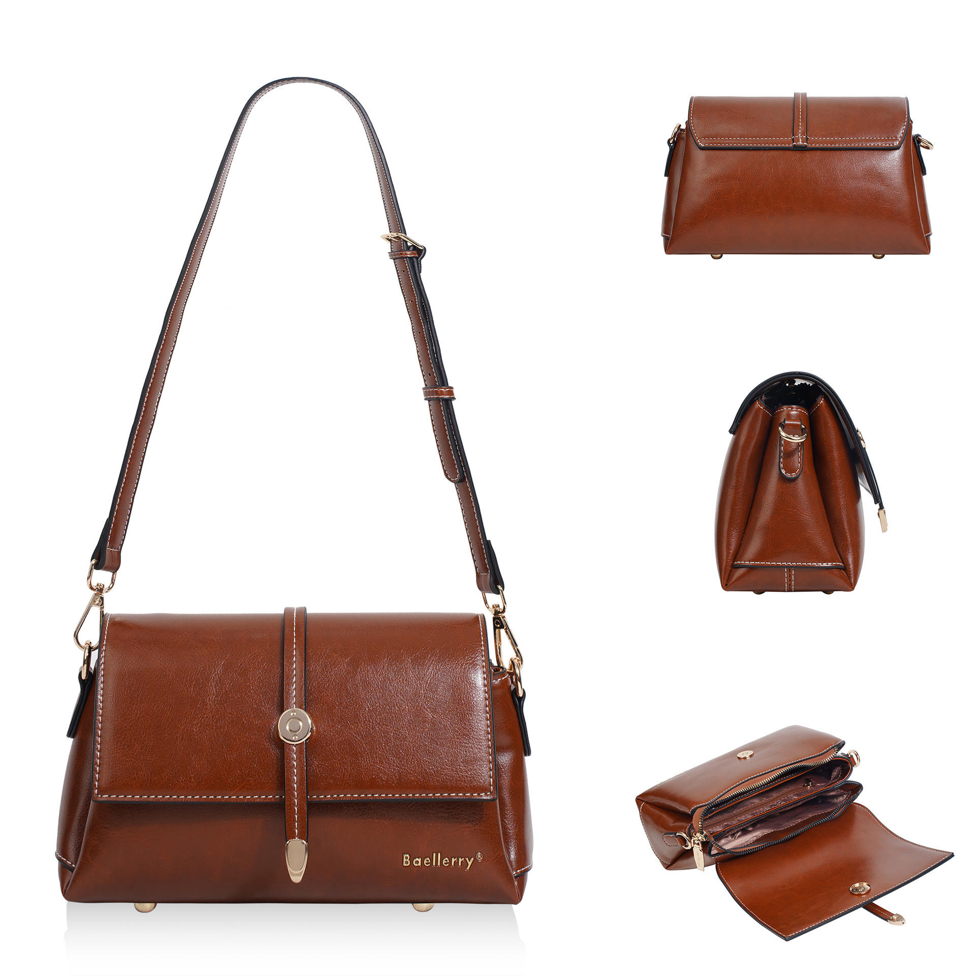 สีน้ำตาล