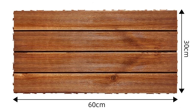 Regular tree knot 30*60 - Varnish (Yellow base)