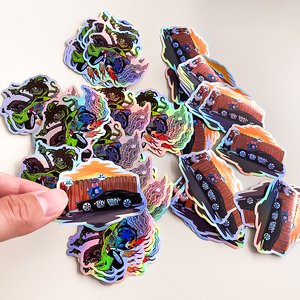 Custom Waterproof Vinyl <strong>Stickers</strong> Adhesive Decoration Die Cut Pvc <strong>Sticker</strong> Company Logo Bumper <strong>Stickers</strong> Wholesale - Product Image 2