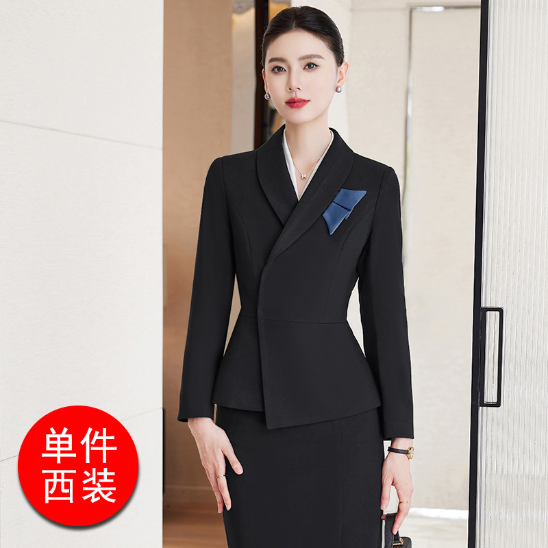 Black single-piece suit