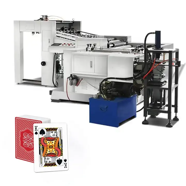 Automatische Speelkaart Maken Machine Speelkaarten Die Snijden Cutter Spel Poker Kaarten Slitten Ponsmachine Te Koop