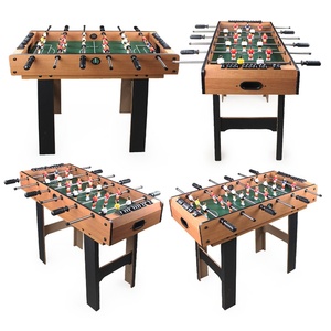 Mesa grande multifuncional Cuatro en Uno para interior, mesa de billar deportiva para niños, fútbol, billar hecho de patas de madera - Product Image 5
