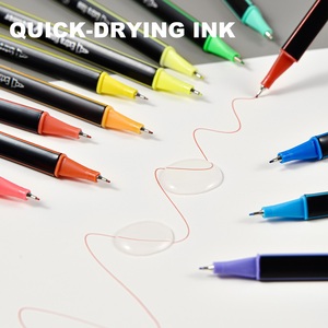 12/18/24/32 Màu Sắc Nghệ Thuật Phác Thảo Đánh Dấu fineliner Bút Thiết Lập Tốt Tip Không Thấm Nước Nhanh Chóng Khô Sơn Đánh Dấu fineliner Bút Cho Vẽ - Product Image 3