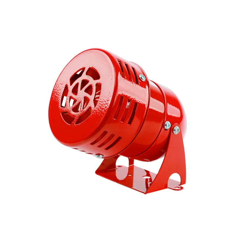 Küçük rüzgar vida boynuz alarm alarm cihazı MS-190 110dB 12/24VDC 220VAC motor alarmı