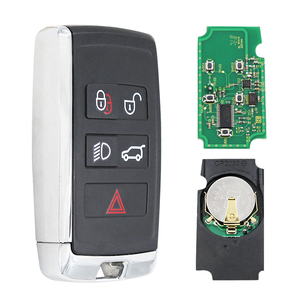 กุญแจรีโมทรถยนต์อัจฉริยะ4 + 1/5ปุ่ม,FSK 433MHz PCF7953P ชิปสำหรับ Jaguar XJ XF XE F Type F Pace KOBJTF10A ใบมีด HU101 - Product Image 5