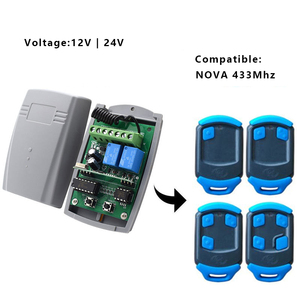 Interruttore di controllo remoto Wireless universale 433Mhz per ricevitore di codici fissi e Rolling code ricevitore di telecomando