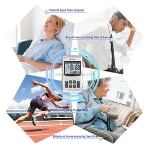 4 in 1 Combo TENS Unit EMS Muscle Stimulators Interferential Current Therapy IFT Russica Current <strong>Medical</strong> Science for Pain Relief - Product Image 5