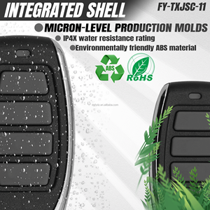Hersteller Direct 433MHz 4-Tasten-Fernbedienung Metall material unterstützt Code-Klon-Anpassung für Rollt ore Garagentore - Product Image 2