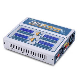 EV-PEAK <span class=keywords><strong>CQ3</strong></span> 100W x 4 RC多機能4チャンネルスマートインテリジェントバランス充電器 (LiPo LiHV LiFe NiMH NiCd鉛バッテリーUAV用) - Product Image 2