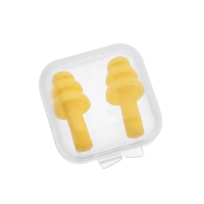 DAIERTA bouchons d'oreille en Silicone réutilisables de haute qualité 40dB le plus élevé NRR crochets de Protection auditive confortables pour le tir