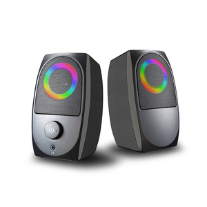 RGB LED aydınlatma pili ile taşınabilir Mini harici USB Stereo hoparlör Powered ve partiler ve ses kutuları için tak ve çalıştır - Product Image 1