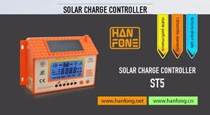 20A interruptor automático manual PWM 12 voltios 20 30 Amp controlador de carga solar con retroiluminación azul controlador de carga híbrido solar - Product Image 6