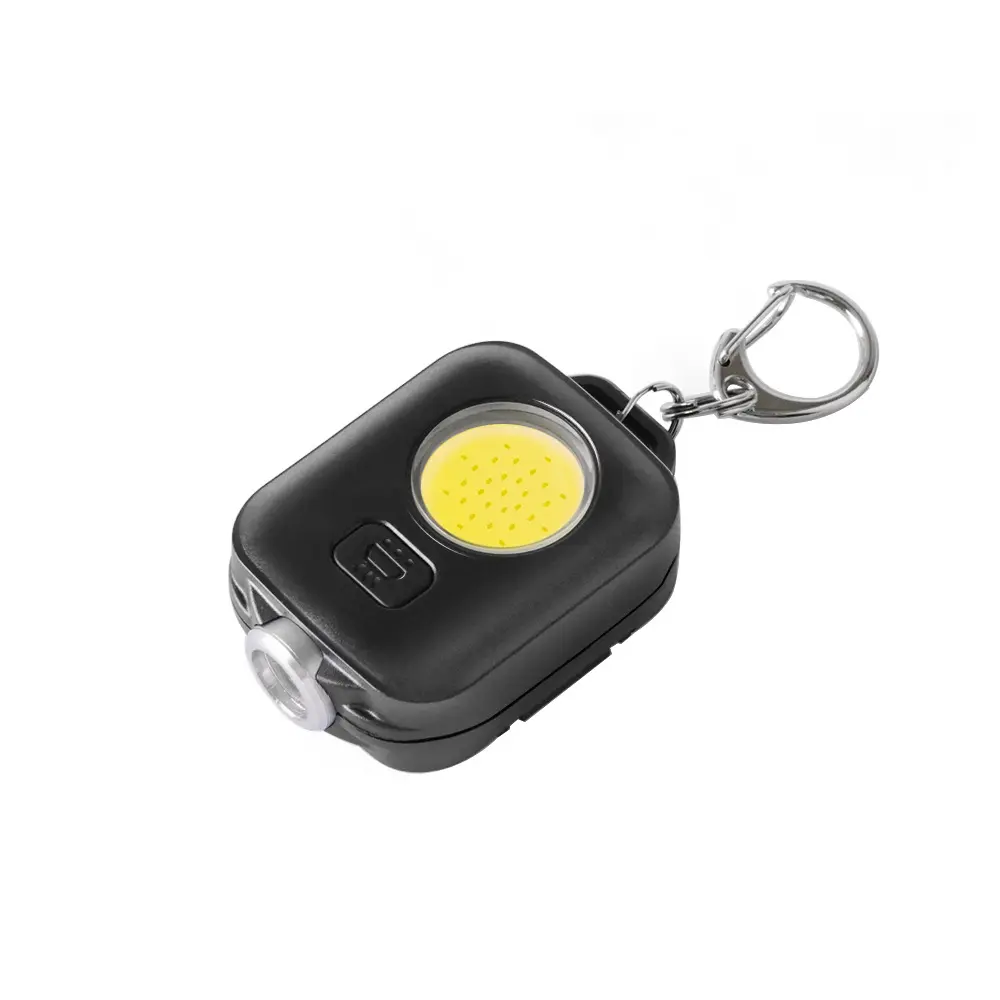 USB-Aufladung Cob Work Light Tragbare multifunktion ale Taschenlampe Schlüssel bund Licht