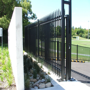 High <strong>Class</strong> h 2 m * w 10 m 3d Curved Wire <strong>Mesh</strong> Manual Drive Cantilever-slide <strong>Fence</strong> Gate System <strong>Fence</strong> Gates - Product Image 3