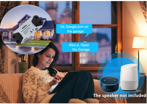 Smart Garage Door Opener Wireless WIFI <strong>Remote</strong> Control Supports Alexa Google Home Voice Control Tuya Electric Available EU UK <strong>AU</strong> - Product Image 2