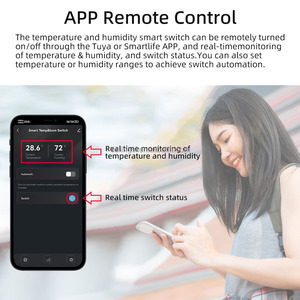 WiFi Smart Temperature Humidity Sensor Module Dual <strong>Relay</strong> <strong>Output</strong> Interruptor for Irrigation Climate <strong>Control</strong> for Smart Home <strong>System</strong> - Product Image 6