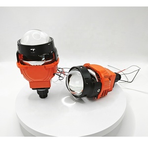 IDISON T26W 2.5 inç süper parlak ampul çift ışık fincan 2 ışık kaynakları yüksek ışın 5000Lux Bi-led projektör Lens için araba - Product Image 3