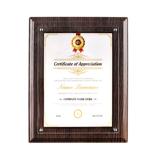 Giấy chứng nhận A4 hiển thị khung Honor giải thưởng đặt ra khung ảnh bằng gỗ Walnut Acrylic giấy chứng nhận bằng tốt nghiệp - Product Image 1