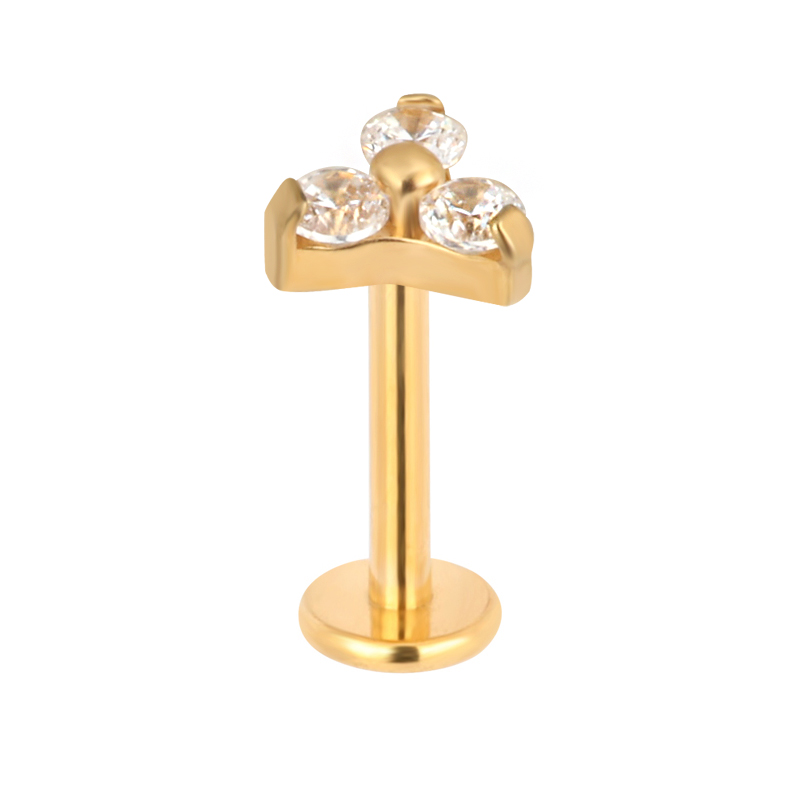 PVD Gold(CZ 2MM)