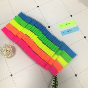 Wholesale 5-Color Fluorescent PVC Film <strong>Index</strong> Page Marker Sticky Memo <strong>Notes</strong> Self-Adhesive <strong>Notebooks</strong> - Product Image 4