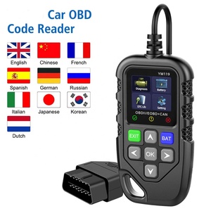 1,8-Zoll-16-poliger mehrsprachiger OBD2-Codeleser Arbeiten für alle Autos Auto-Auto diagnose werkzeug Klar-/Lösch codes OBDII-Scanner test - Product Image 4