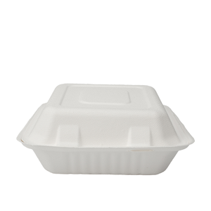 ภาชนะใส่อาหารแบบใช้แล้วทิ้งกล่องทำจากชานอ้อยสำหรับร้านอาหาร - Product Image 5