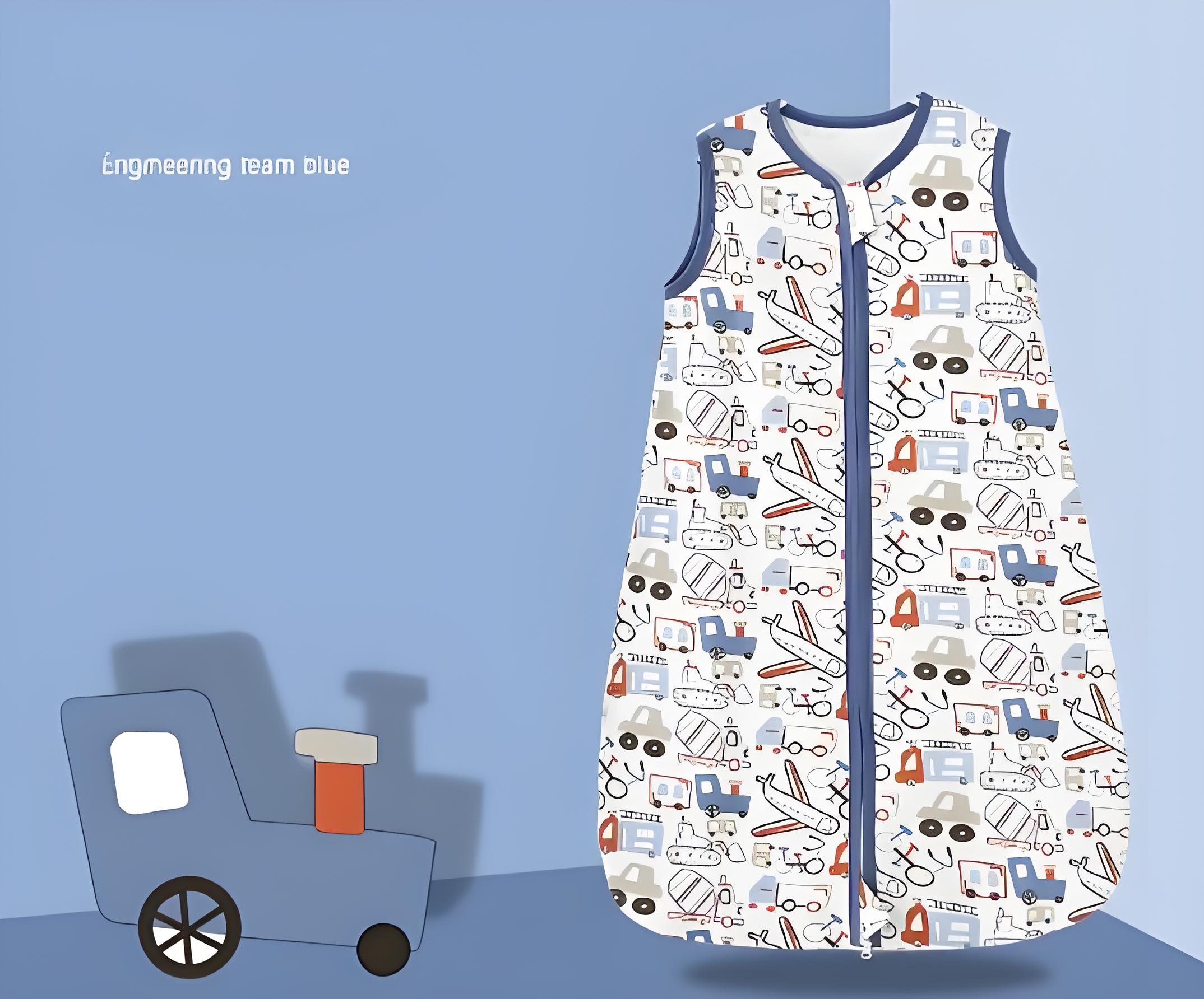 (Gilet champignon) équipe d'ingénierie bleu