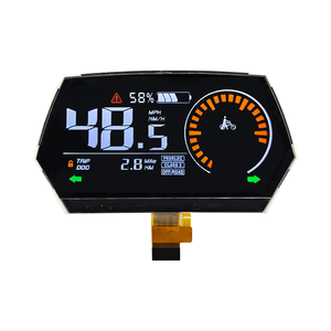Misuratore di velocità del ciclo elettrico personalizzato a basso prezzo di fabbrica OEM display lcd monocromatico a 7 segmenti