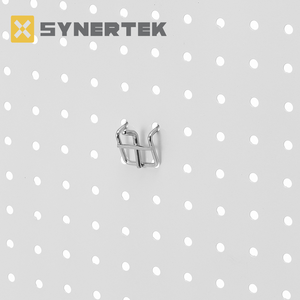 Pegboard hiển thị móc bóng hat lưu trữ Showcase hiển thị vòng Chrome móc kim loại cho kệ siêu thị - Product Image 3