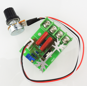 Controlador de velocidad de tiristores de 2000W, motor de 220V, módulo de regulación de temperatura de luz de voltaje de alta potencia, potenciómetro externo - Product Image 2