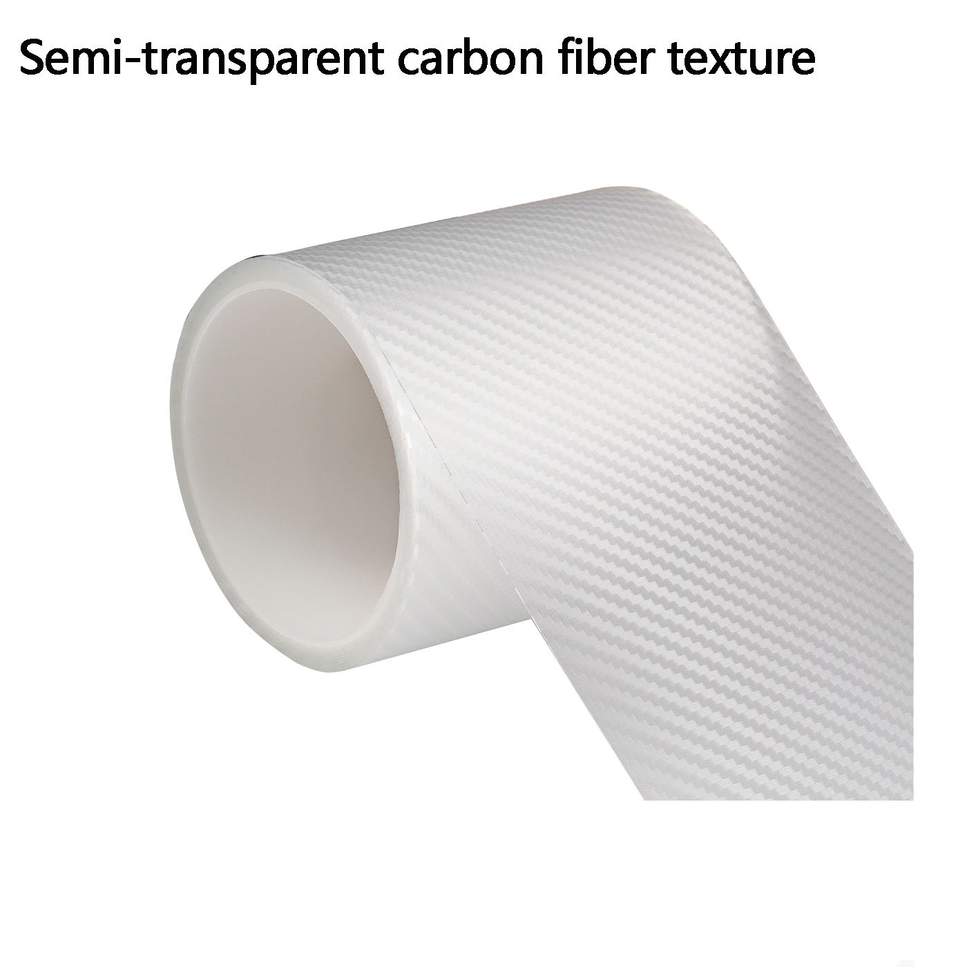 Motif semi transparent en fibre de carbone