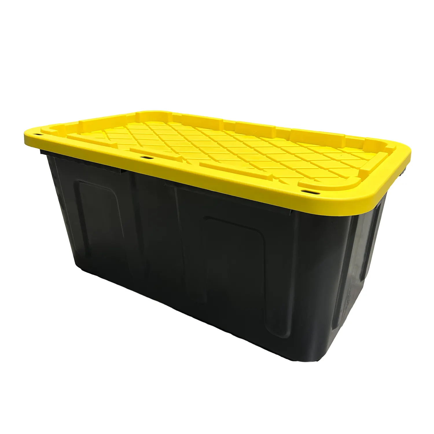 Büyük sert kutu 27 Gal galon aracı sarı kapaklı istiflenebilir depolama kılıf