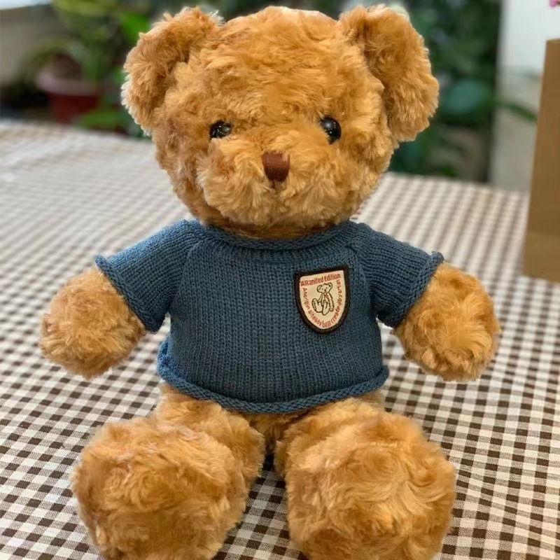 Blue Lemon Blossom Brown Bear