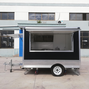 Мобильная тележка для еды, холодильник, мобильный фургон для еды, трейлер для быстрого питания, продажа - Product Image 2