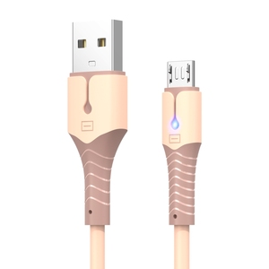 JOKO 2025趋势产品新品液体快速充电USB至Micro/8Pin/Type-C数据线