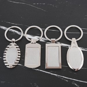 Llaveros de metal en blanco sublimación en forma personalizada - Product Image 6
