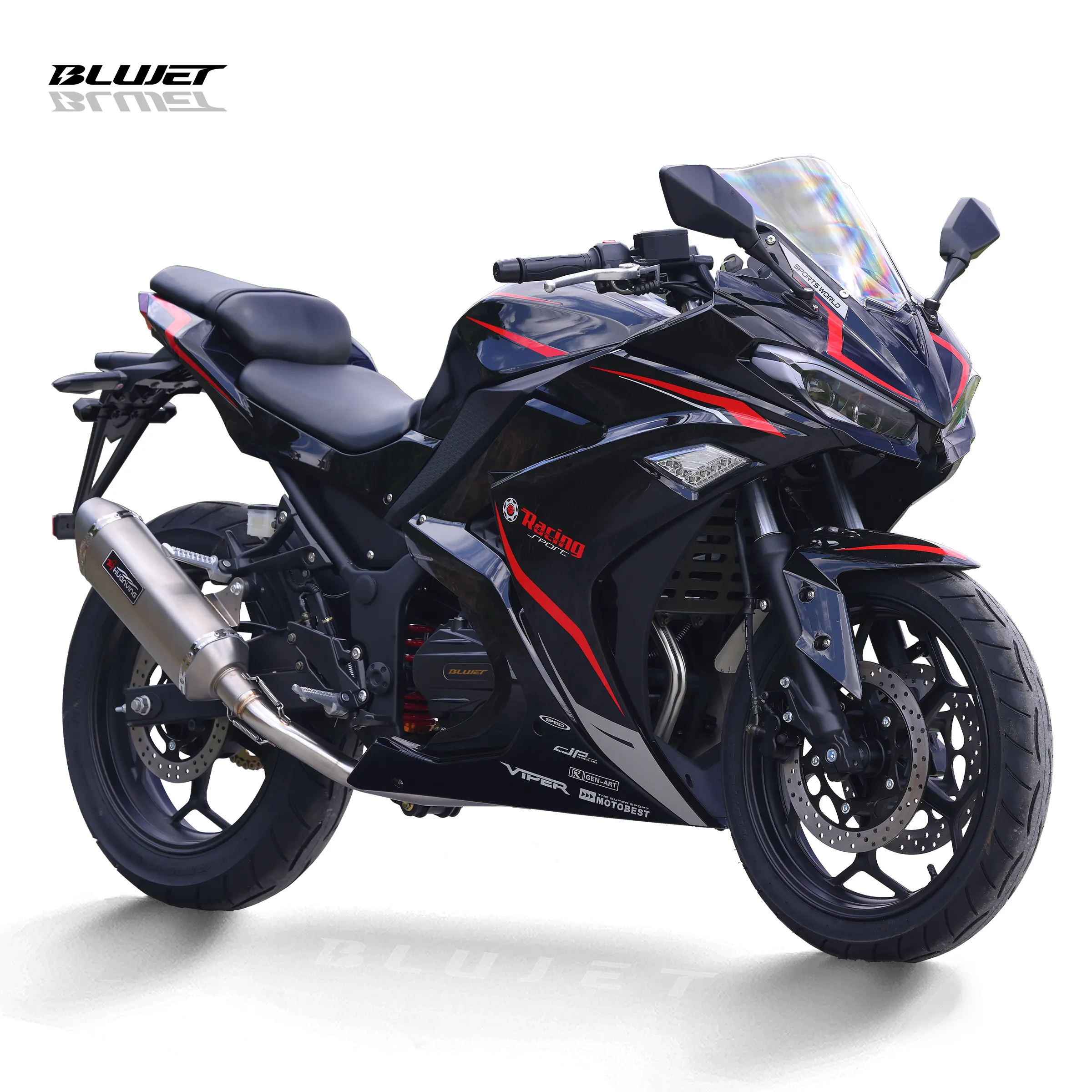 새로운 닌자 타입 스포츠 250cc 균형 엔진 LED 조명 디지털 미터 거리 100cc 125cc 150 cc 150cc 바자 복서 오토바이