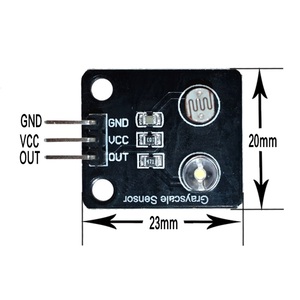 Lichte mpfindlicher Widerstand Lichtsensor Analoger Graustufen sensor Electronic Board Line Finder Tracking-Modul DIY